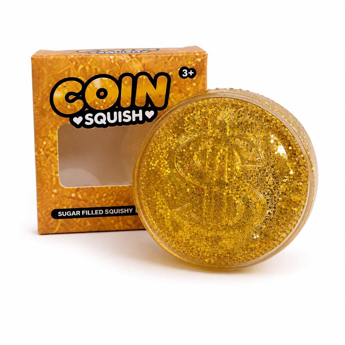 Sugar Filled Gold Coin Squishy
